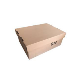 Set 10 Cutii carton cu capac Galia C14 390/285/150h