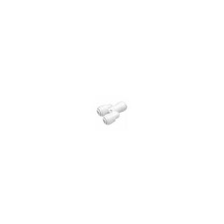 Conector plastic tip Y 2 intrari 1/4'" conexiune furtun 1 iesire de 1/4" conexiune furtun