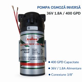 Pompa osmoza inversa 36V 1.8A 400 gpd