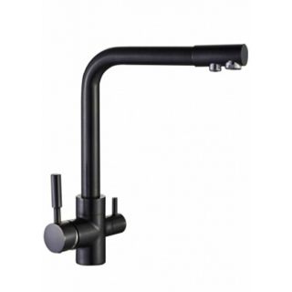 Robinet cu 3 cai STANDART SPECIAL BLACK 102 BL-BR