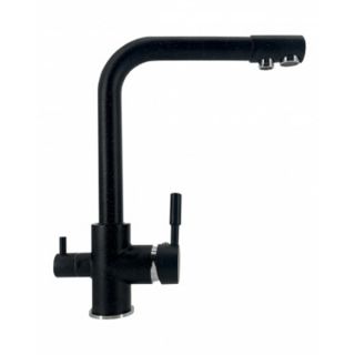 Robinet cu 3 cai STANDART BLACK GRANIT 202 BL-GR