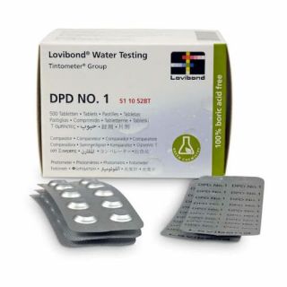 Set 10 pastile DPD1 LOVIBOND pentru determinarea clorului din apa pentru aparat PHOTOMETRU
