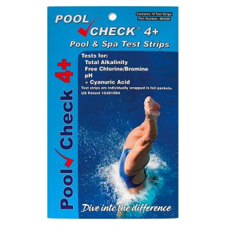 Set de 10 Teste apa piscina pentru 4 parametri