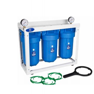 Set de 3 carcase BIG BLUE 10" cu suport metalic HHBB10B