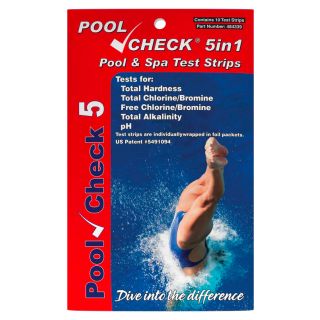 Set de 10 Teste apa piscina pentru 5 parametri